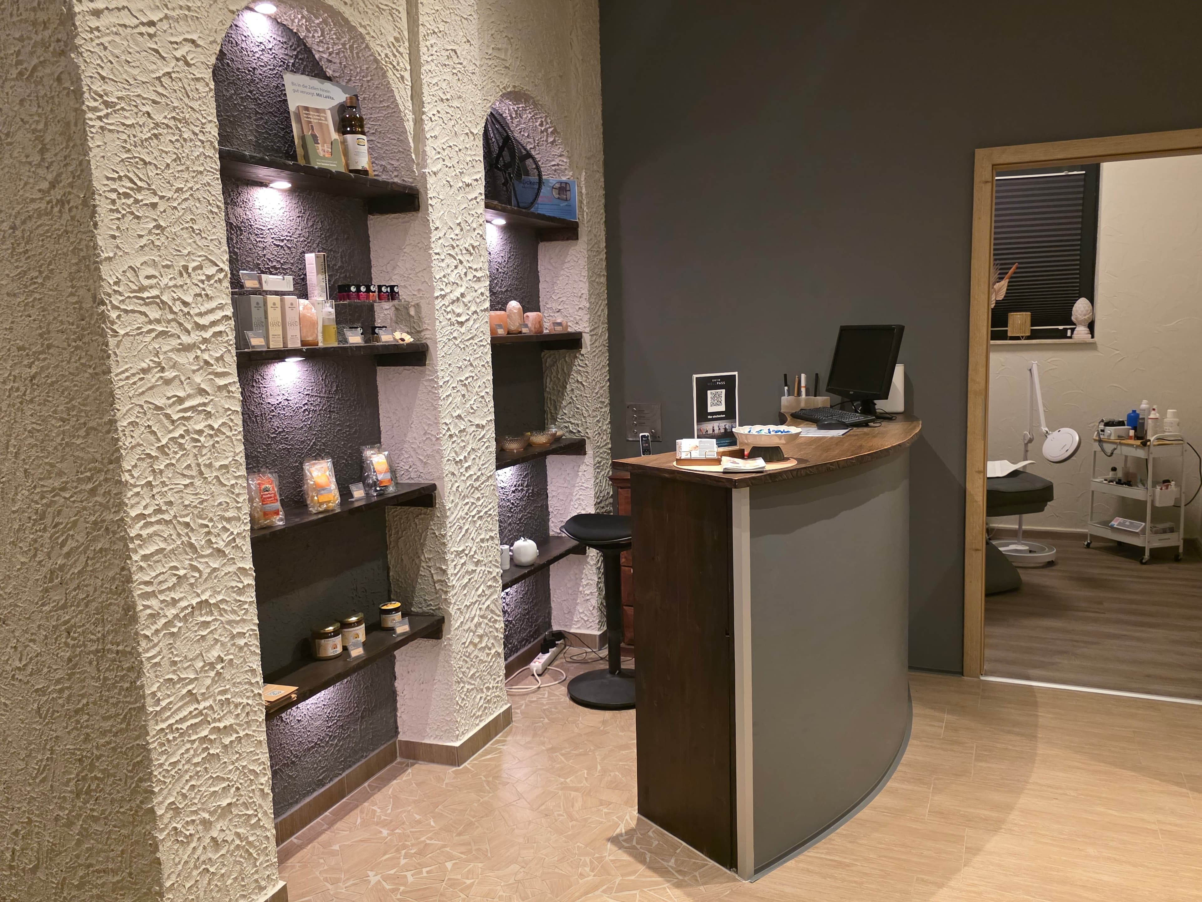 Entspannende, einladende Wellness-Atmosphäre